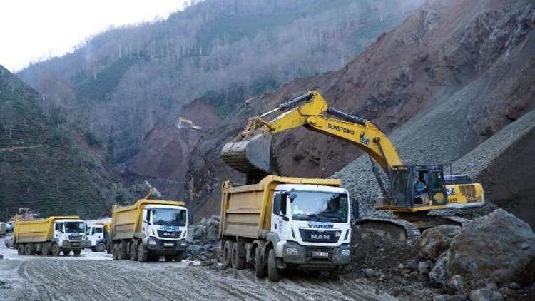 Rize- Artvin Havalimanı’nda ÇED dosyası eksik firmadan taş alınmıyor