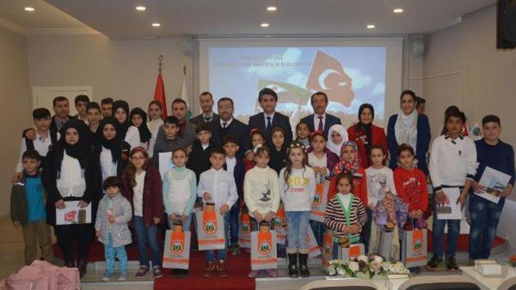 Türk ve Suriyeli çocuklardan kardeşlik buluşması