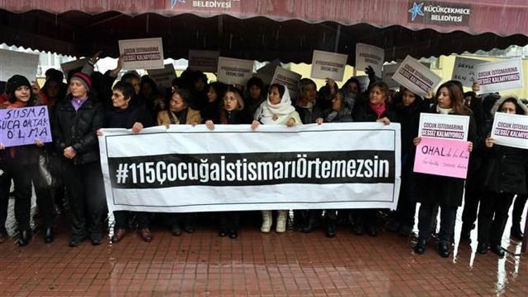 Skandalın yaşandığı hastane önünde protesto