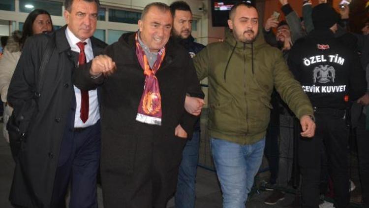Galatasaray kafilesi Kayseride