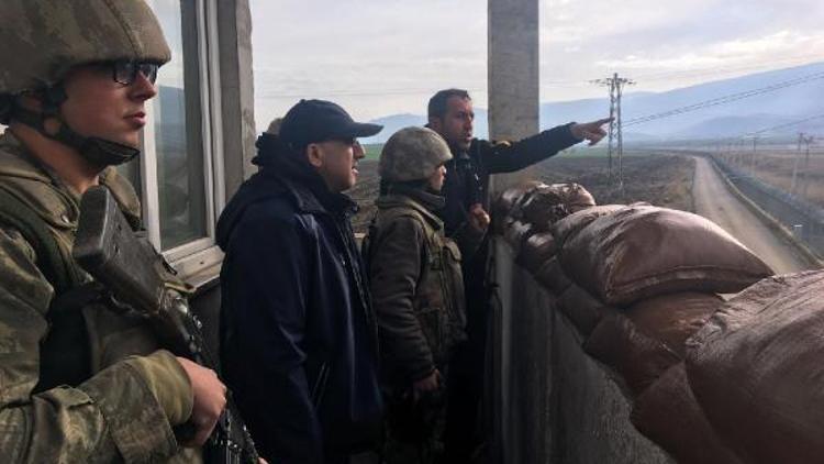 Kaymakam Yıldırımdan sınır karakollarına moral ziyaret