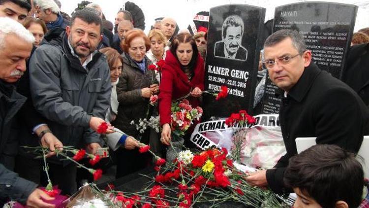 CHP Tunceli eski Milletvekili Kamer Genç, mezarı başında anıldı
