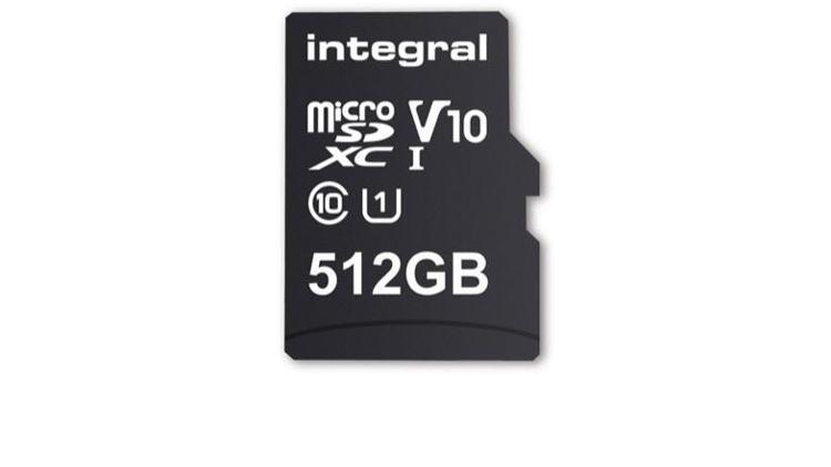 Dünyanın ilk 512 GB microSD hafıza kartı