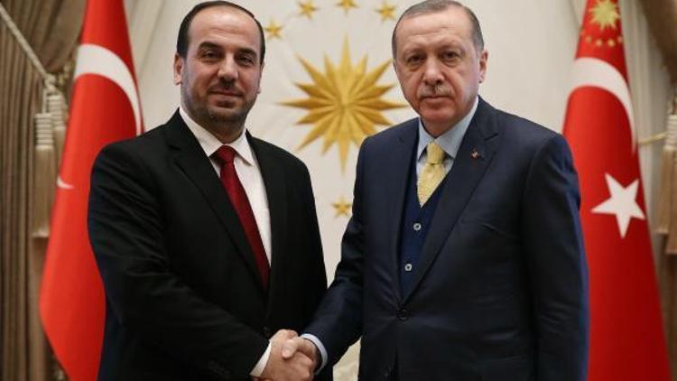 Suriye Muhalefeti Müzakere Yüksek Kurulu Başkanı Nasr Hariri Beştepede