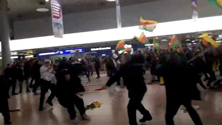 Almanya, PKK yandaşı göstericilerin havaalanına nasıl girdiğini açıklayamadı