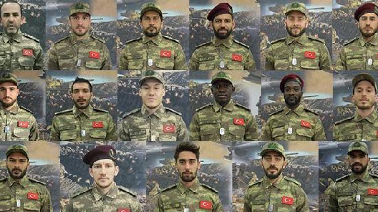 Atiker Konyasporlu futbolcular, Afrin operasyonundaki askerler için klip hazırladı