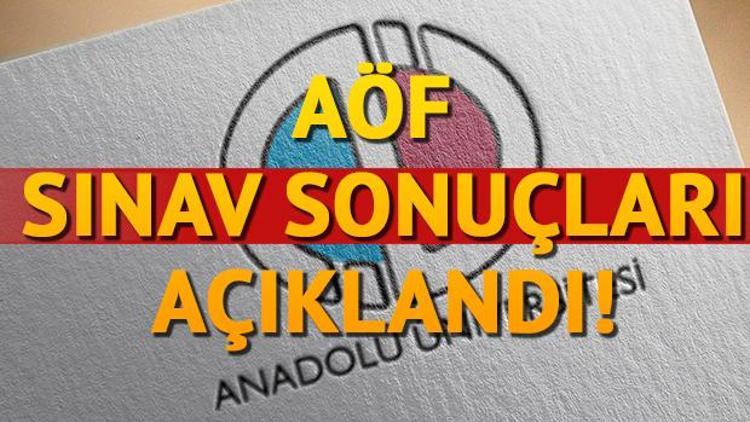 2018 AÖF sonuçları Anadolu Üniversitesi tarafından açıklandı... AÖF sonuç sorgulama sayfası