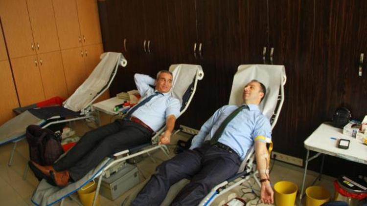 Bingöl Adliyesinde kan bağışı kampanyası