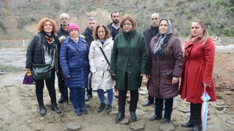 Maçkada, 100üncü Yıl Parkı projesine tepki