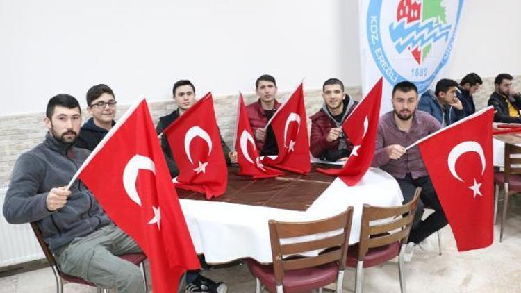 Zonguldakta asker adayları dualarla uğurlandı