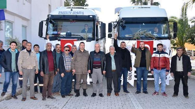 Karaisalı Belediyesinden Afrine 2 TIR su