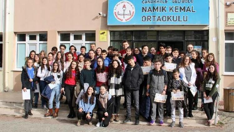 Geliboluda öğrencilere, topluma hizmet eğitimi verildi