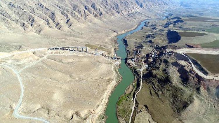 Yeni Hasankeyf, drone ile görüntülendi