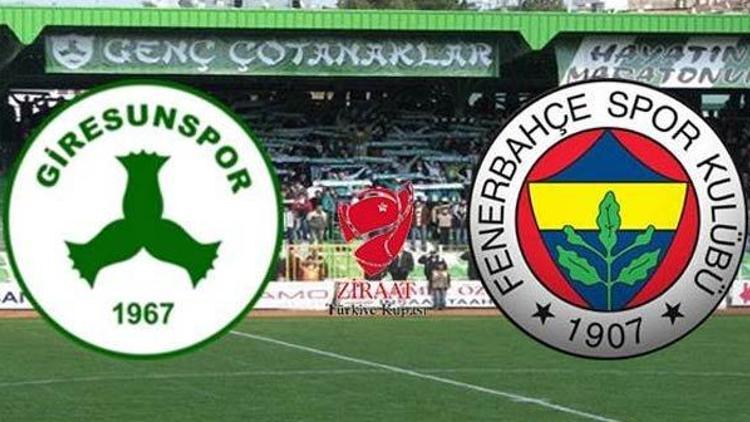 Fenerbahçe, kupada Giresunspor deplasmanında