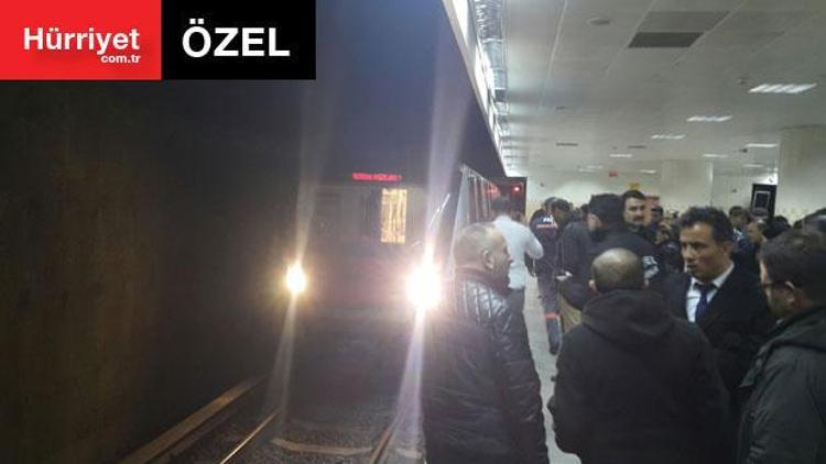 Son dakika... Ankara metrosunda hareketli dakikalar Raylara düşen üniversiteli kurtarıldı