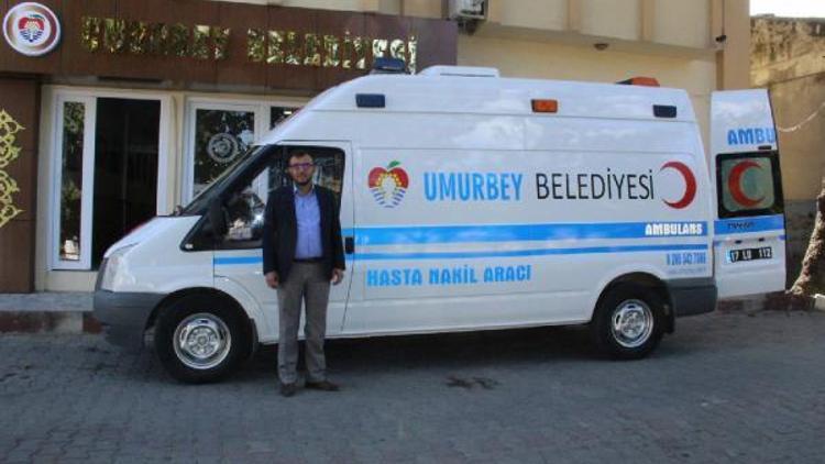 Umurbey Belediyesi ambulansı 200 hastaya hizmet verdi
