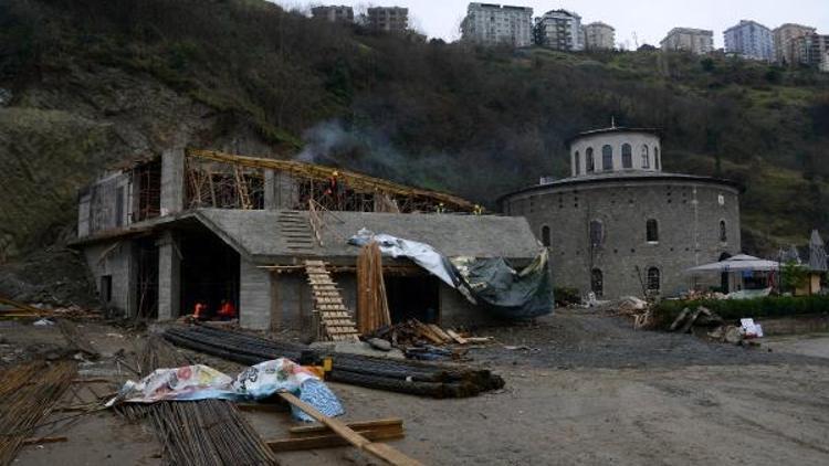 Trabzonda tepkilere neden olan tarihi kuledeki proje durduruldu