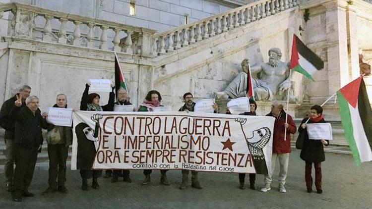 Roma’da ‘Arafat Sokağı’ için eylem