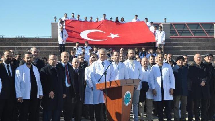 Tıp , Mimarlık ve Mühendislik Fakültelerinden Zeytin Dalı Harekatına destek
