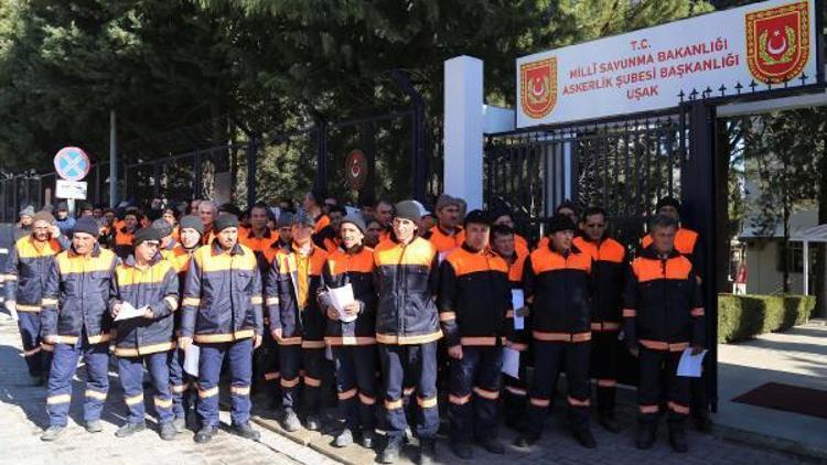 Temizlik işçilerinden Zeytin Dalı Harekatı için gönüllü askerlik başvurusu