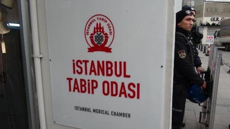 İstanbul Tabip Odasından Merkez Konseyi üyelerinin gözaltına alınmasına tepki