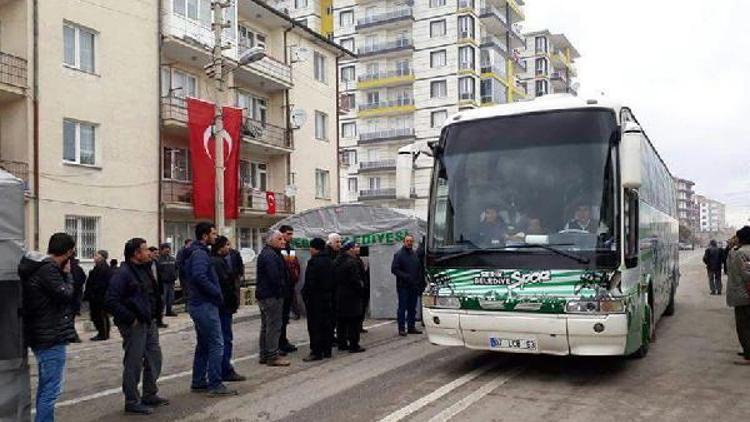 Serik Belediyespordan şehit ailesine taziye