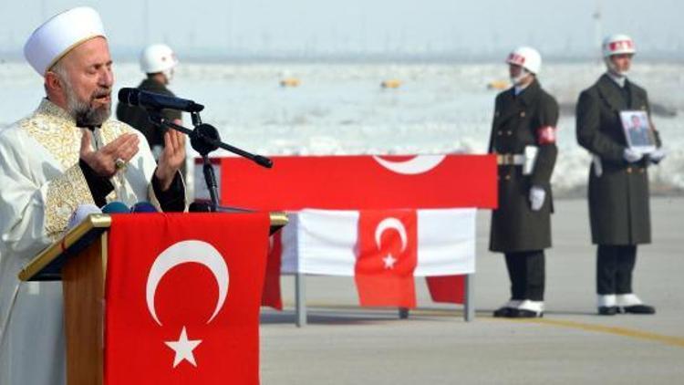 Şehit Teğmenin cenazesi Erzurumda gözyaşlarıyla karşılandı