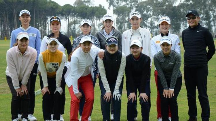 Güney Koreli golfçüler Serikte kampa girdi