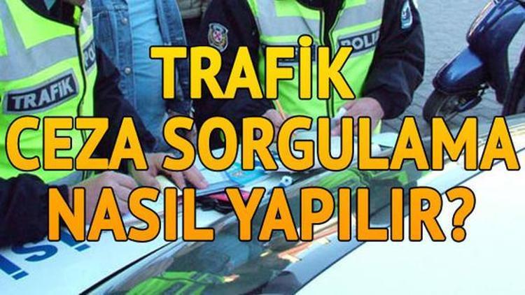 Trafik cezası sorgulama nasıl yapılır EGM trafik cezası sorgulama sayfası