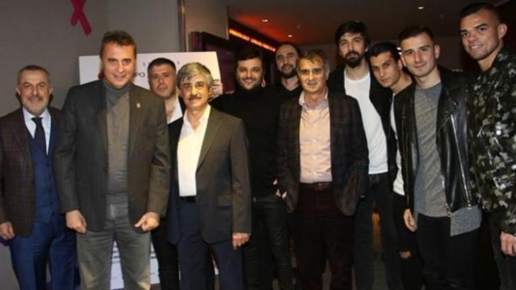 Beşiktaş, tam kadro Güzel Adam Süreyya filminin galasına katıldı
