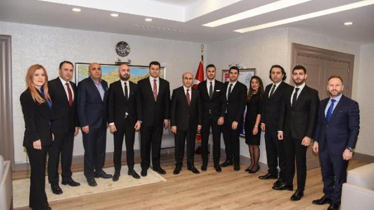 AGİAD Başkanı Halid Milli, Vali Demirtaş’ı ziyaret etti