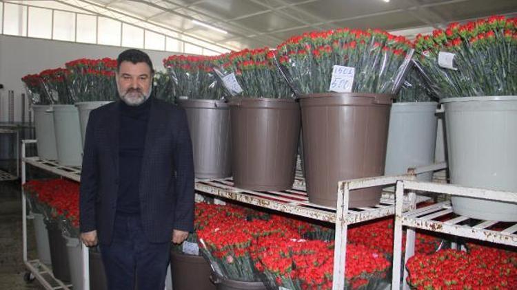 İzmirde Sevgililer Günü hedefi, 3 milyon gül satışı