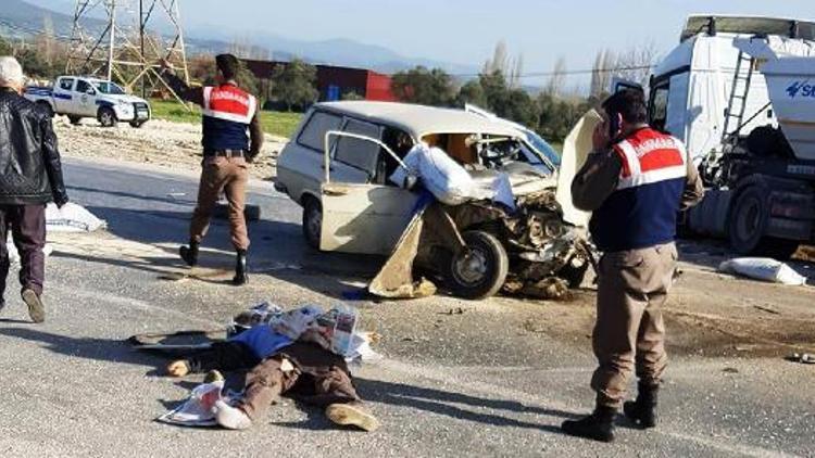 Muğlada zincirleme kaza: 1 ölü, 2 yaralı