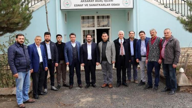Aksaray Belediye Başkanı Yazgıdan, Mesut Konuka hayırlı olsun ziyareti