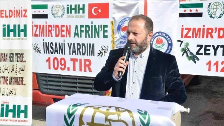 Afrin için yardım TIRları uğurlandı