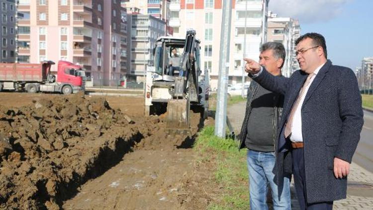 Atakum’dan aqua park inşaatı başladı