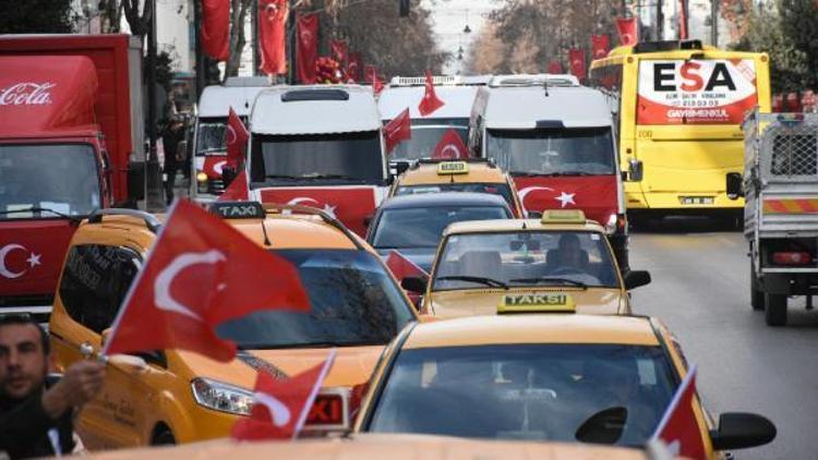 Malatyalı şoförlerden Zeytin Dalı Harekatı için gönüllü askerlik başvurusu