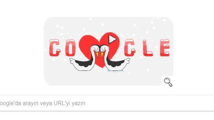 2018 Kış Olimpiyatları Doodleı için Sevgililer Günü sürprizi