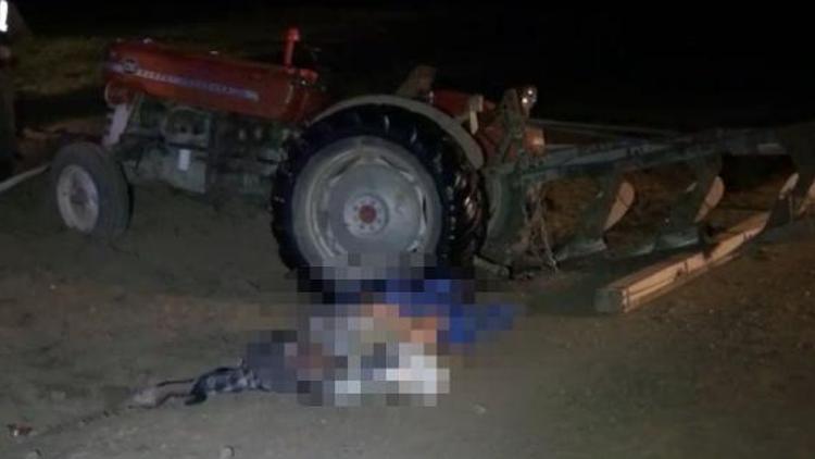 Traktörünün altında kalan çiftçi öldü