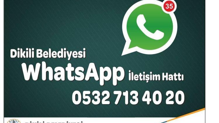 Dikili Belediyesi WhatsAppta