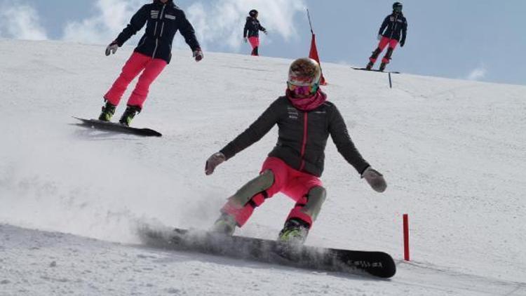 Erciyesdeki Dünya Kupası Snowboard Şampiyonası 40 ülkeden canlı yayınlanacak