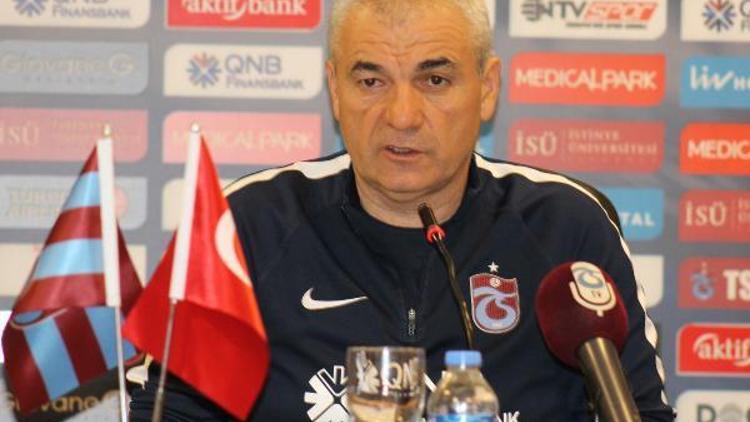 Trabzonspor Teknik Direktörü Çalımbay: “Kötü değil, şanssızız”