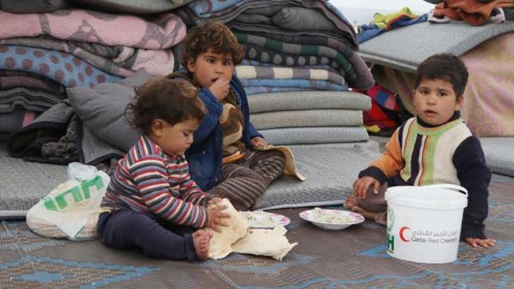 Savaştan kaçan Suriyeliler, güvenli alanlara sığınıyor