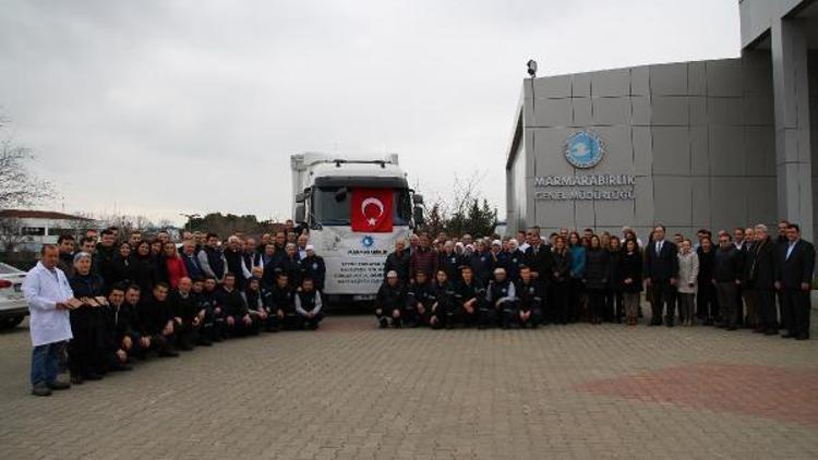 Zeytin Dalı Harekatına bir TIR dolusu zeytinle destek