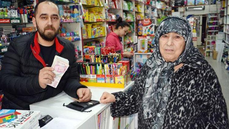 17 bin lirayı cebine koymak isterken düşürdü