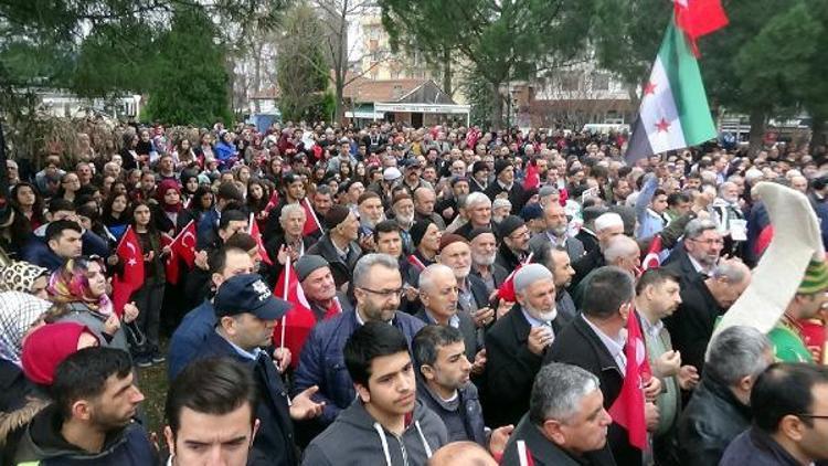 Bursada Mehmetçike destek mitingi