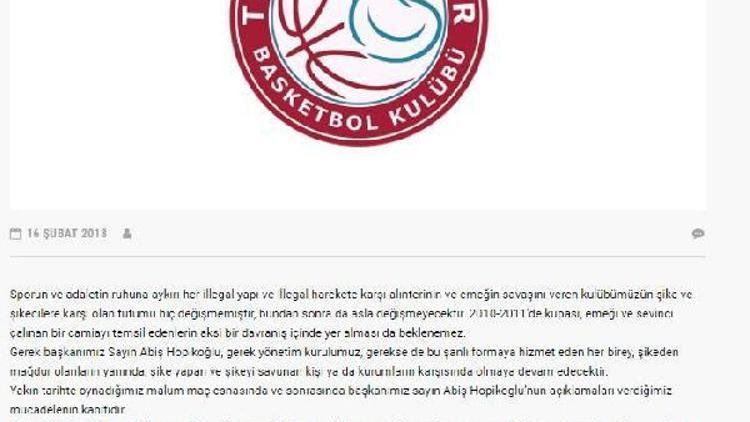 Trabzonspor Basketbol takımından ‘şike’ açıklaması
