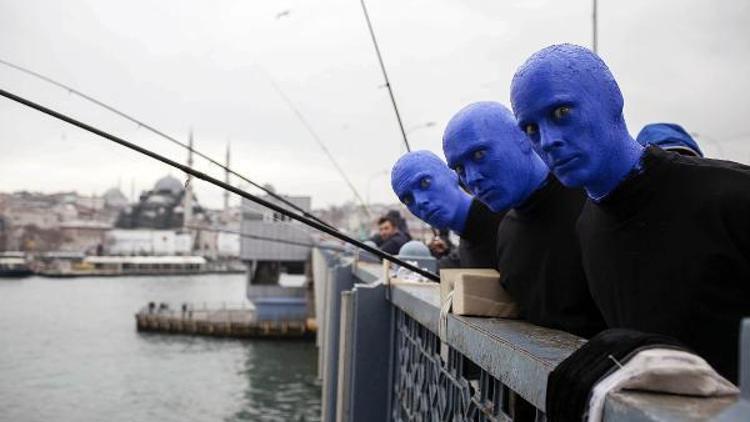 Blue Man Group: İstanbul harika bir şehir, seyircisi de heyecan verici