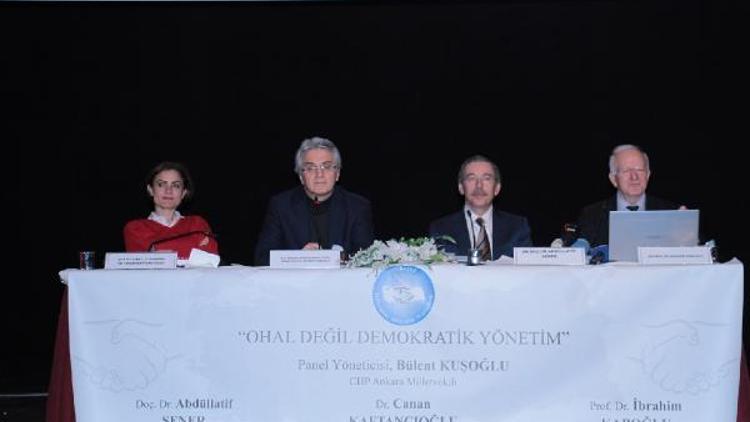 “Ohal Değil Demokratik Yönetim paneli