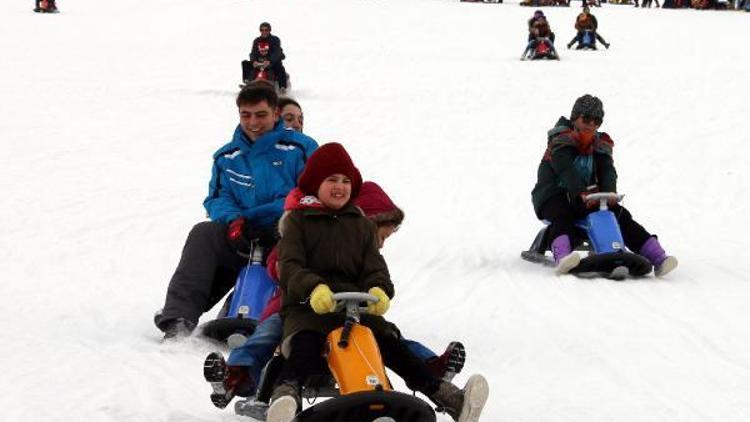 Erciyes hafta sonu 60 bin kişiyi ağırladı